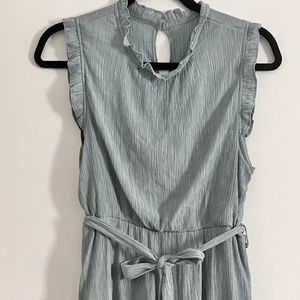 Sleeveless Tiered Mini Swing Dress